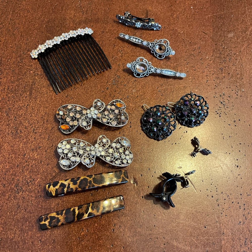 boutique assorted hairclips